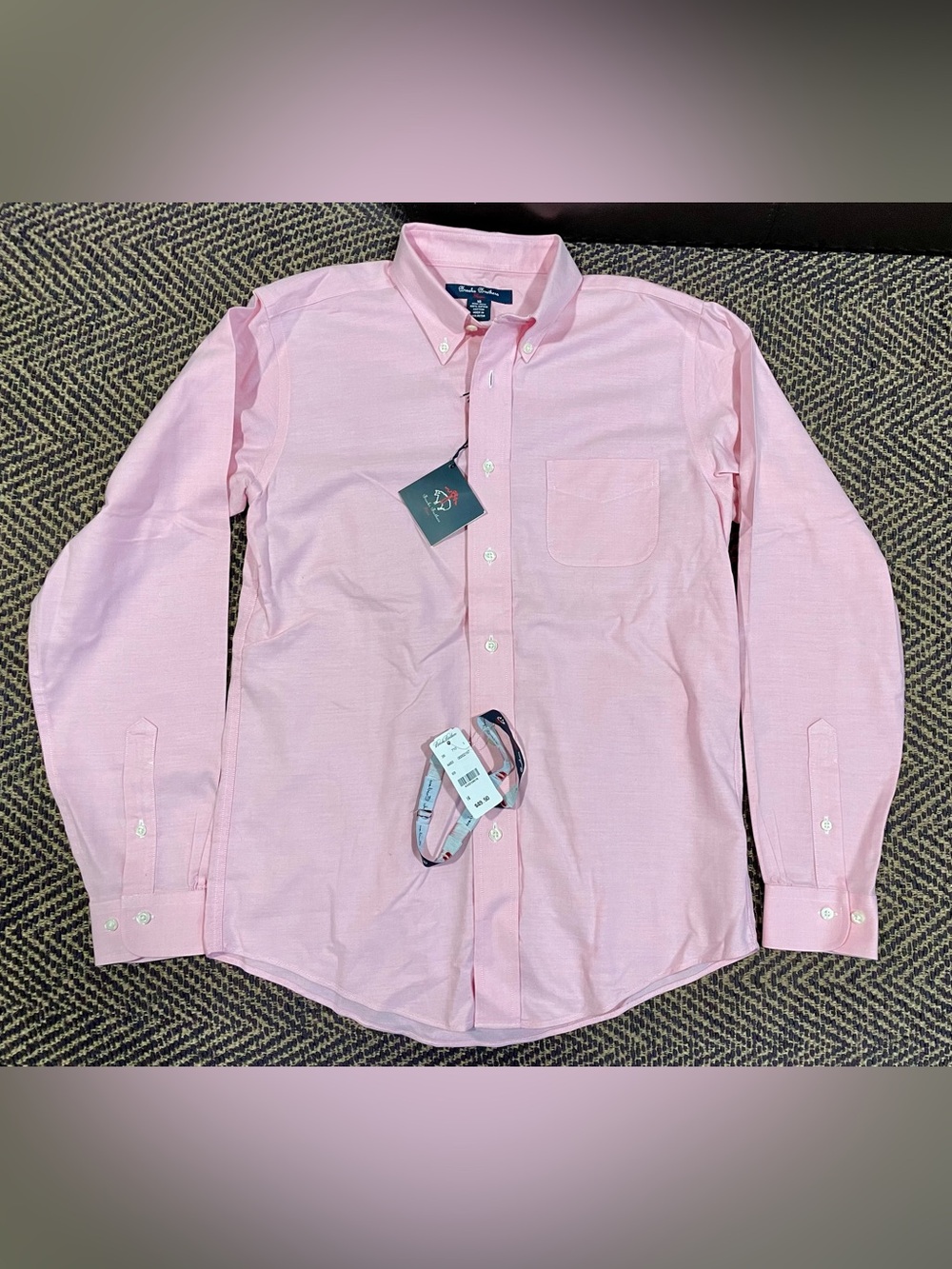 Brooks Brothers Light Pink Button-Down Oxford Dress Shirt